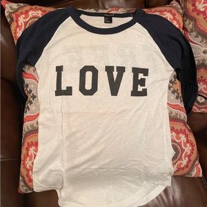 Forever 21 baseball tee